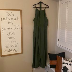 SHEIN green jumpsuit